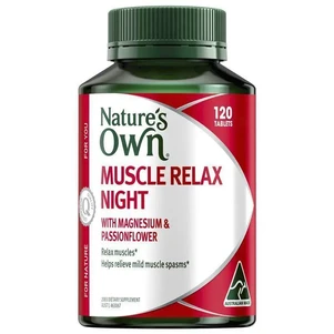 (PRE ORDER) Nature's Own Muscle Relax Night 120 Tablets shelf life 2yrs